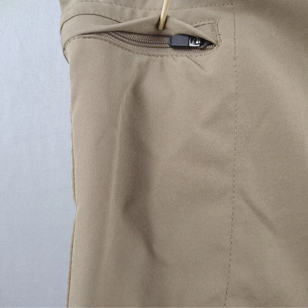 Birdie Bound Men's Golf Shorts 44 Khaki Stretch Performance Flat Front Casual